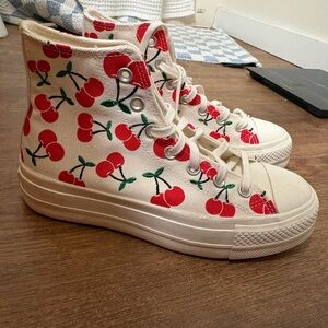 Converse Cherry High-Top Sneakers